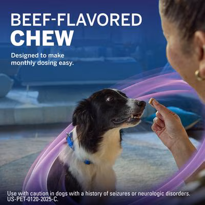 NexGard PLUS Chewables for Dogs, 33.1-66 lbs. (Purple Box) 6 Chewable Tablets (6-mos. supply) - Image 6
